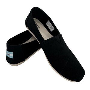 TOMS Shoes Classics Canvas Women's Size 6.5 Black, worn once